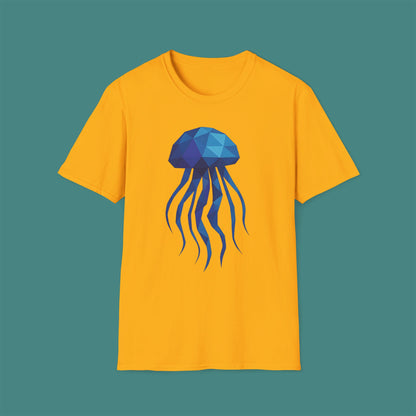 Geometric Polygon Jellyfish Unisex T-Shirt