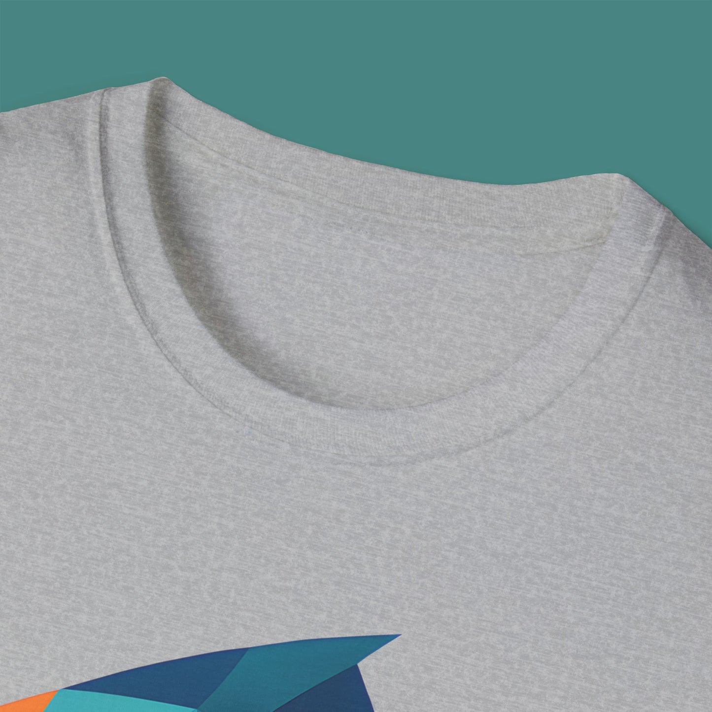 Geometric Polygon Fish Unisex T-Shirt