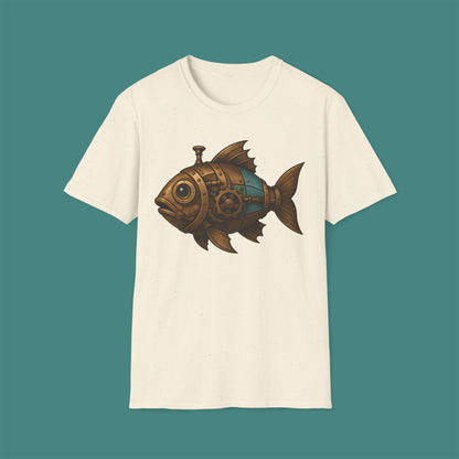 Steampunk Mechanical Fish Unisex T-Shirt