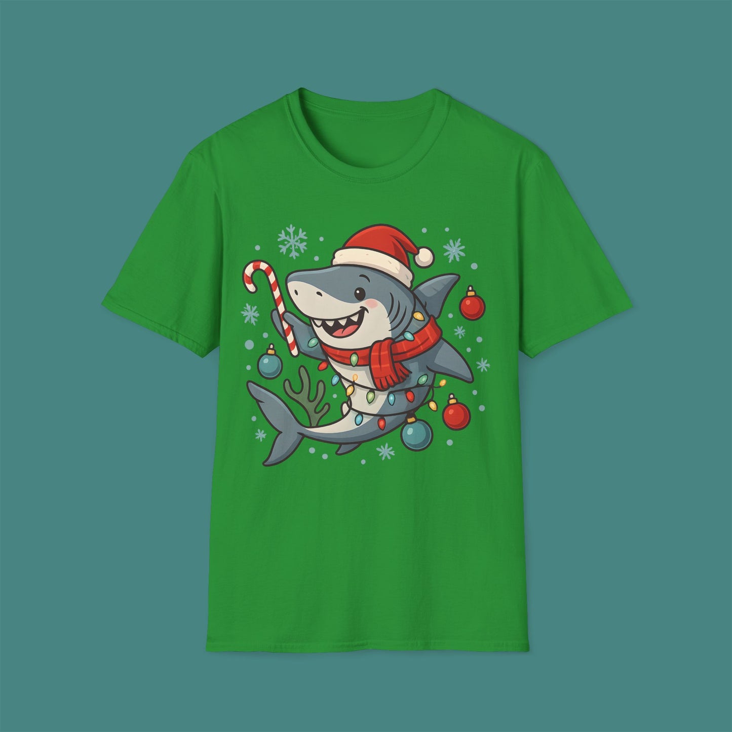 Christmas Shark Unisex T-Shirt