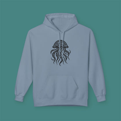 Tribal Tattoo Jellyfish Fleece Unisex Hoodie