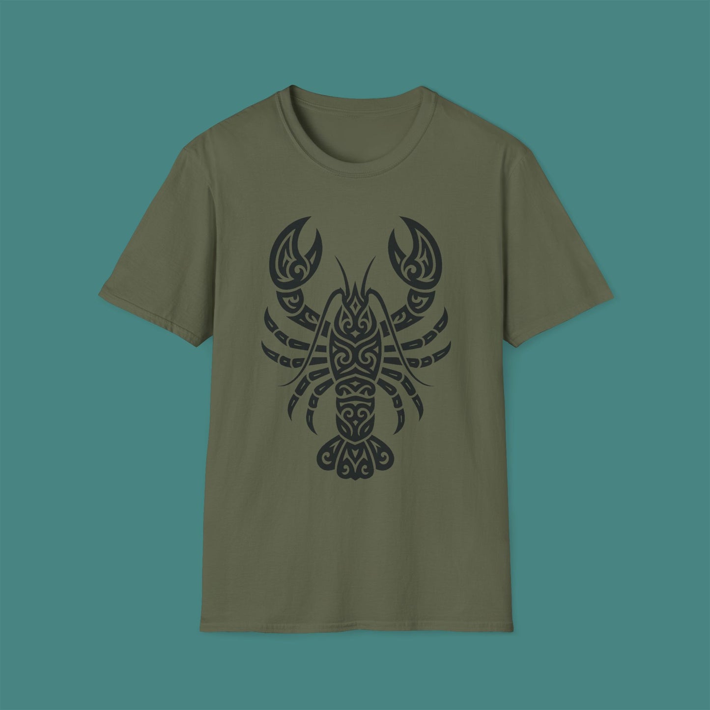 Tribal Tattoo Lobster Unisex T-Shirt