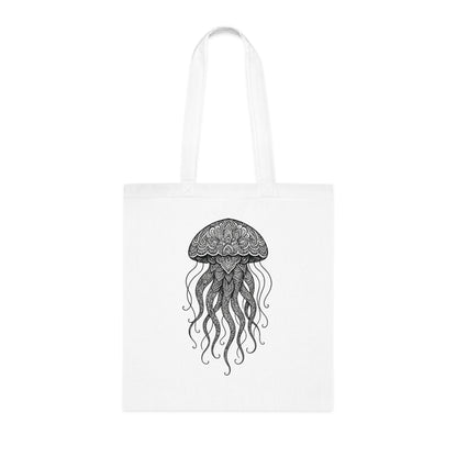 Intricate Mandala Jellyfish Tote Bag