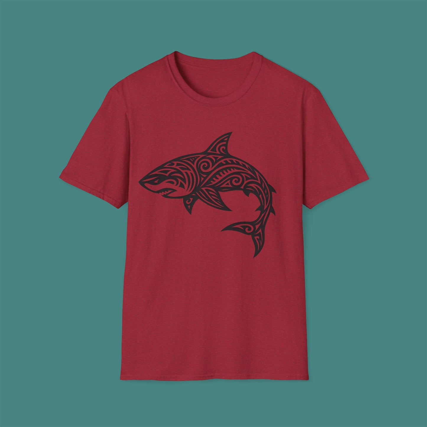 Tribal Tattoo Shark Unisex T-Shirt