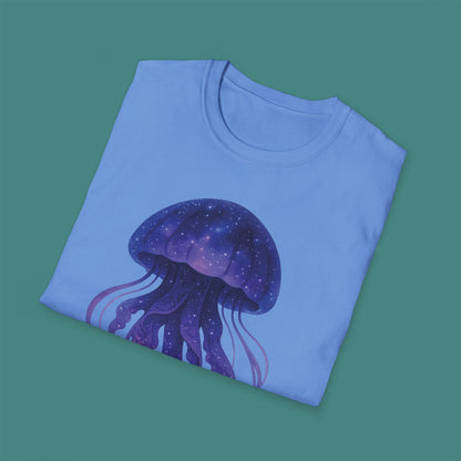 Cosmic Galaxy Jellyfish Unisex T-Shirt