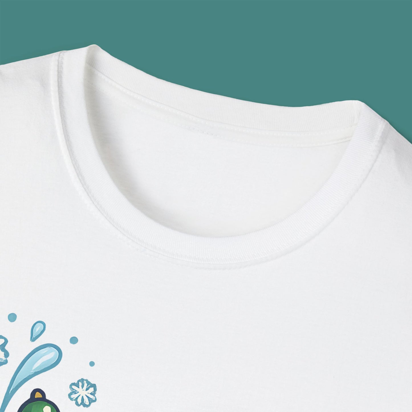Christmas Whale Unisex T-Shirt