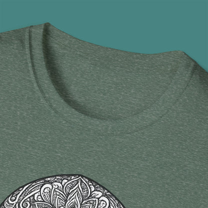 Intricate Mandala Jellyfish Unisex T-Shirt
