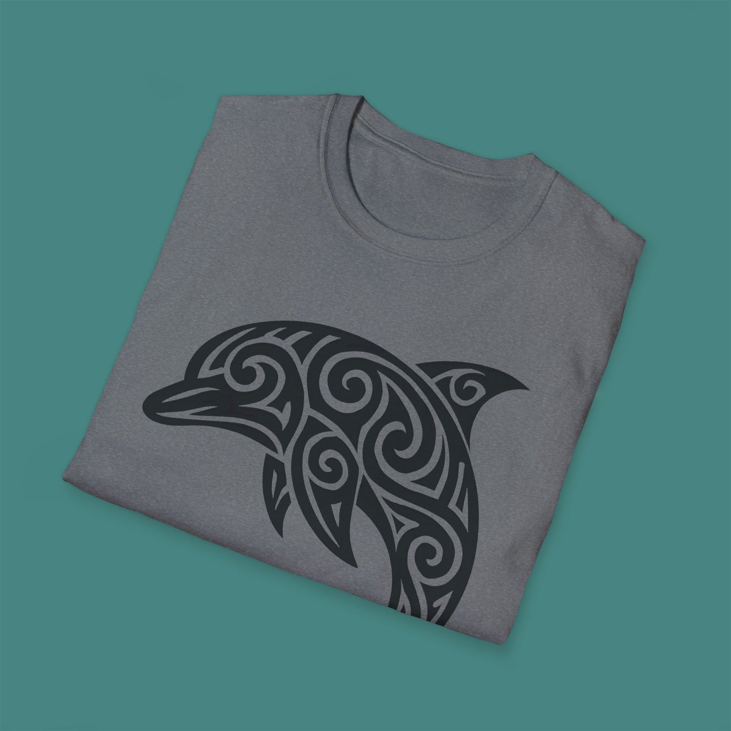 Tribal Tattoo Dolphin Unisex T-Shirt