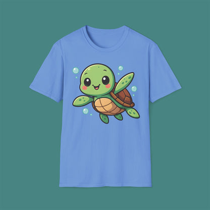Cartoon Cute Turtle Unisex T-Shirt