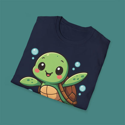Cartoon Cute Turtle Unisex T-Shirt