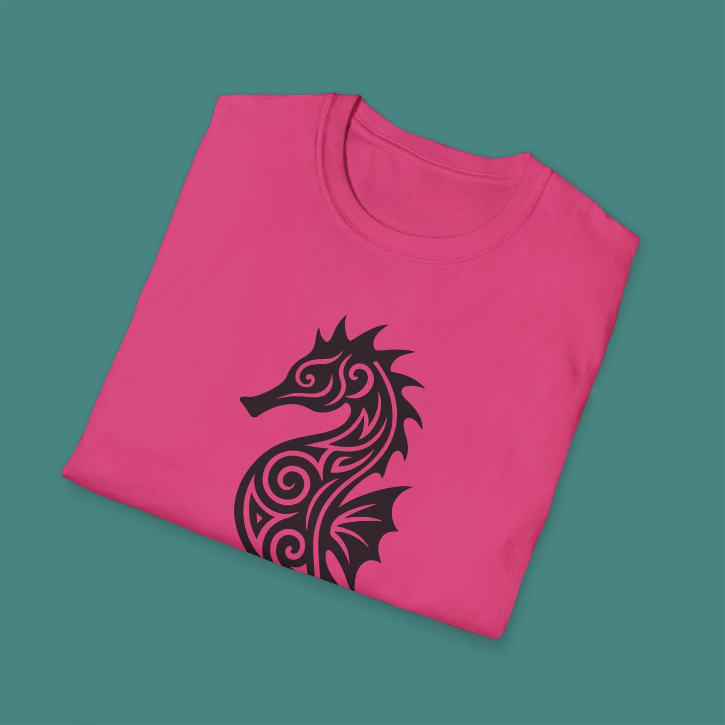 Tribal Tattoo Seahorse Unisex T-Shirt
