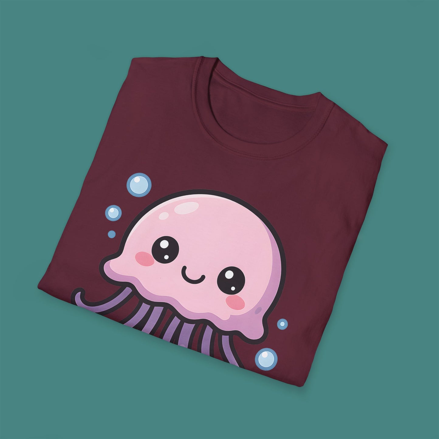 Cartoon Cute Jellyfish Unisex T-Shirt