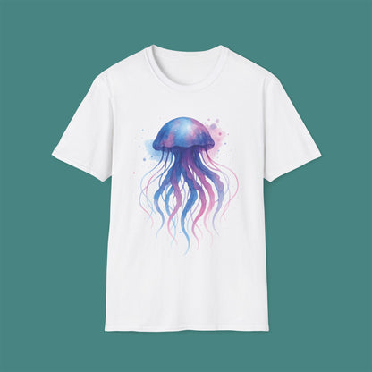 Watercolor Splash Jellyfish Unisex T-Shirt