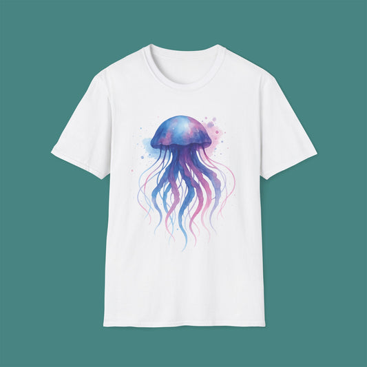 Watercolor Splash Jellyfish Unisex T-Shirt