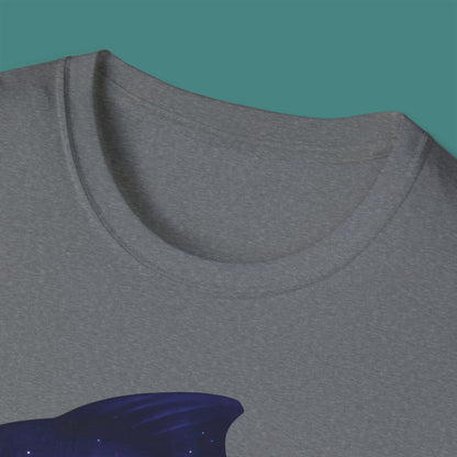 Cosmic Galaxy Fish Unisex T-Shirt