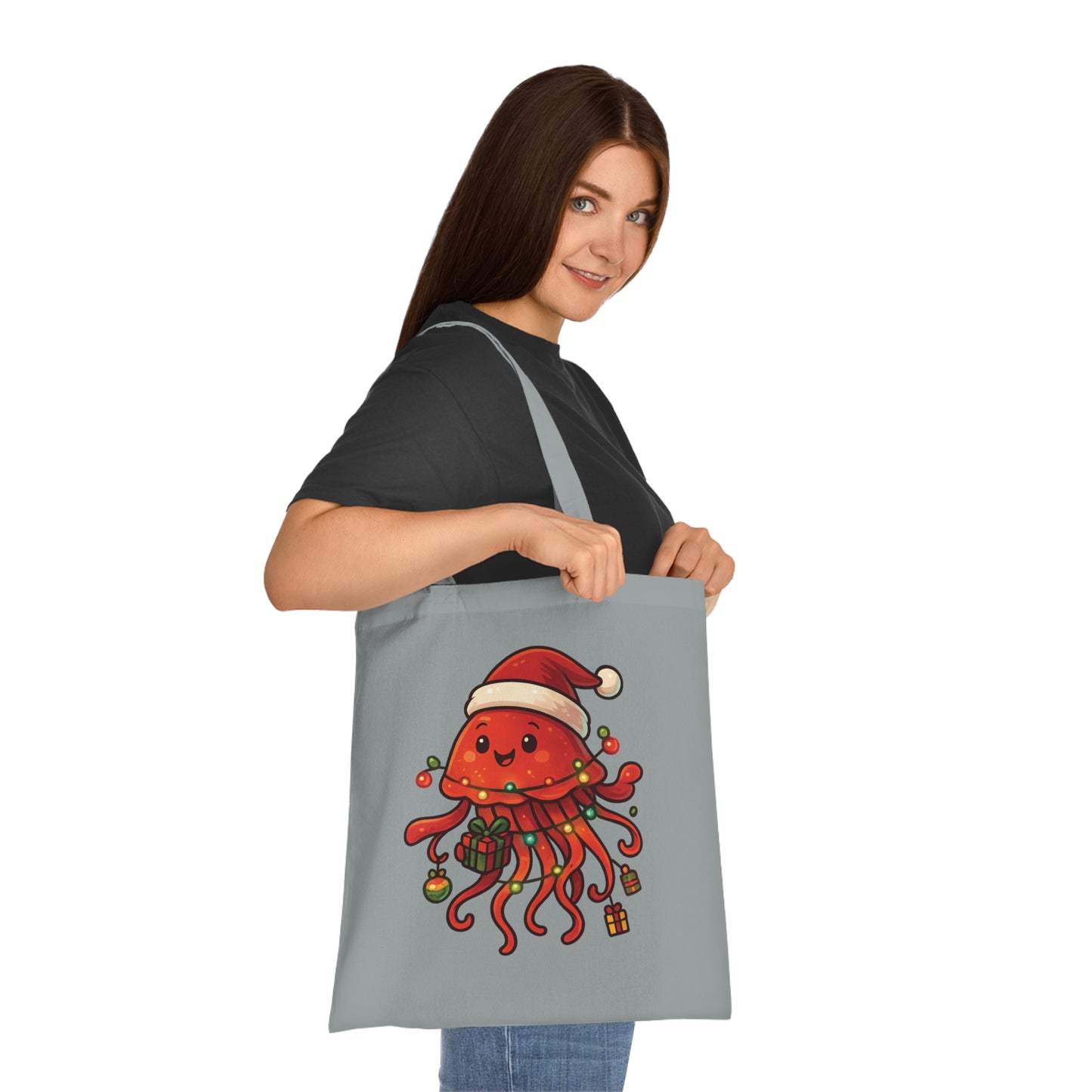 Christmas Jellyfish Tote Bag