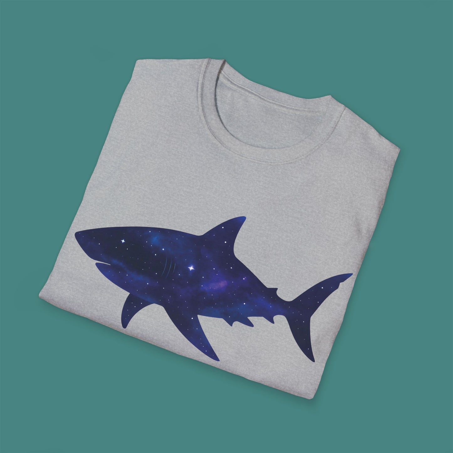 Cosmic Galaxy Shark Unisex T-Shirt