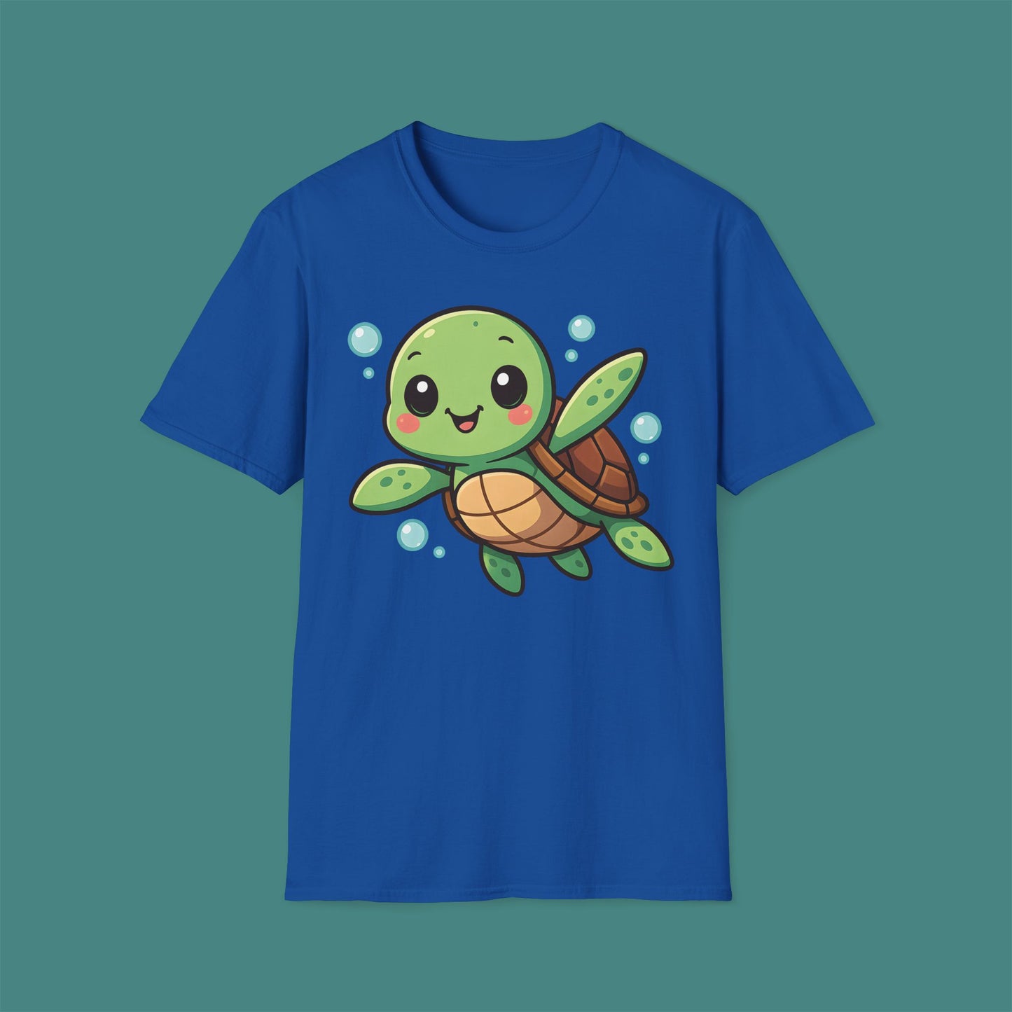 Cartoon Cute Turtle Unisex T-Shirt