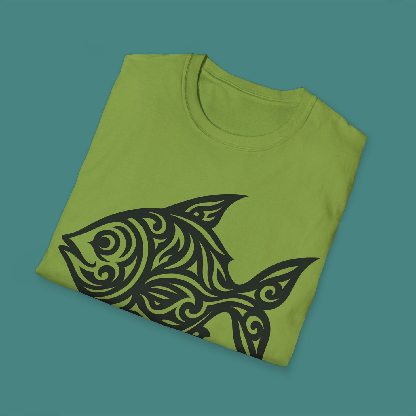 Tribal Tattoo Fish Unisex T-Shirt