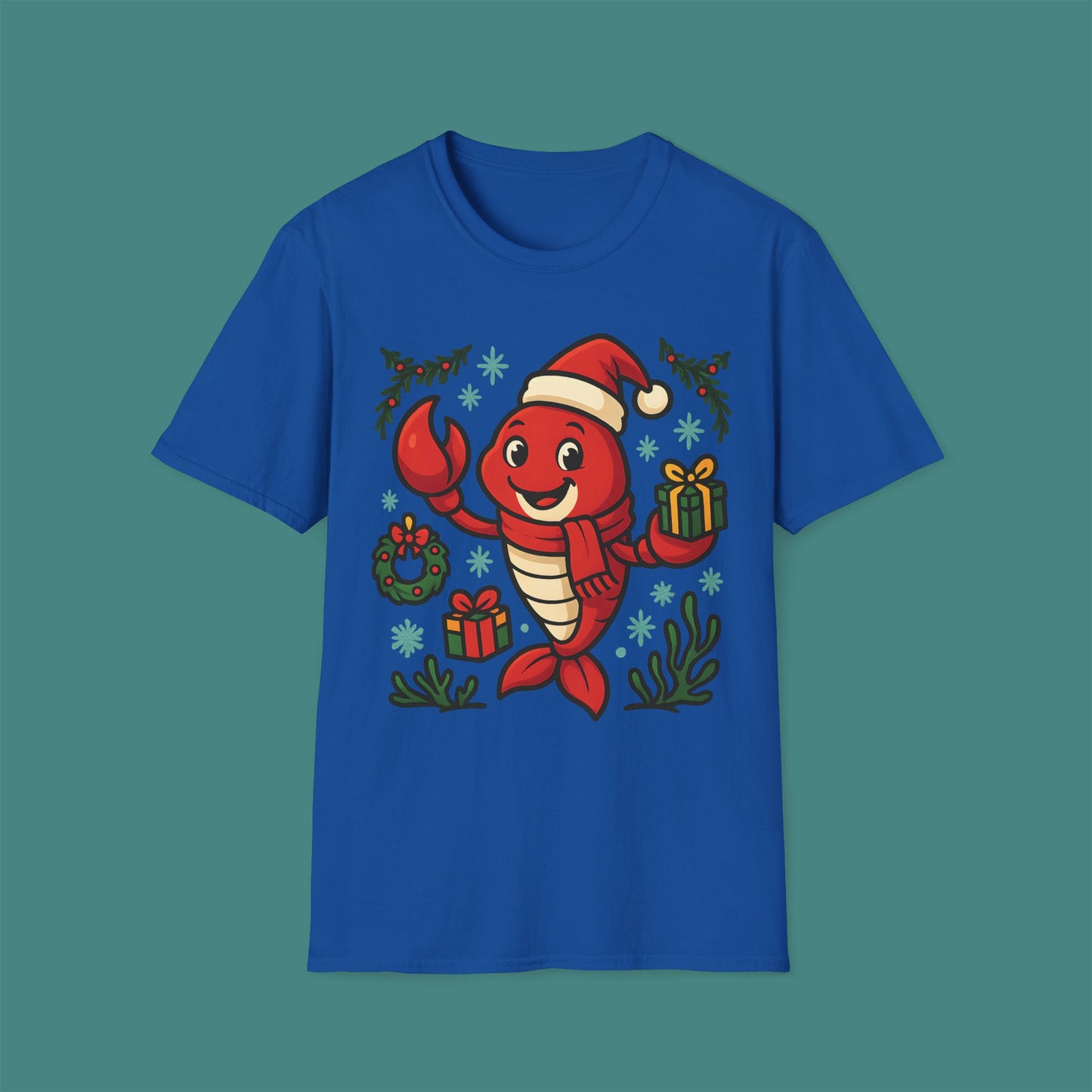 Christmas Lobster Unisex T-Shirt