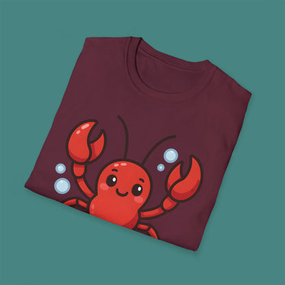 Cartoon Cute Lobster Unisex T-Shirt