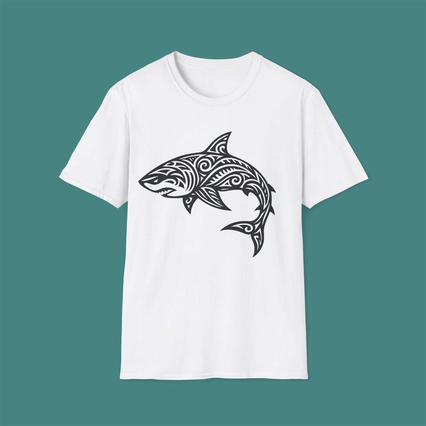 Tribal Tattoo Shark Unisex T-Shirt