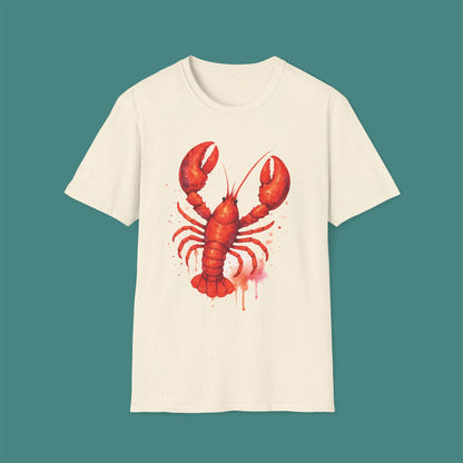 Watercolor Splash Lobster Unisex T-Shirt