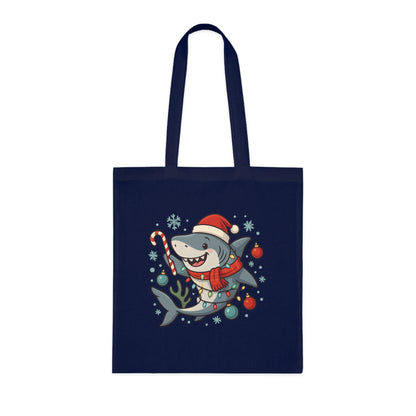 Christmas Shark Tote Bag