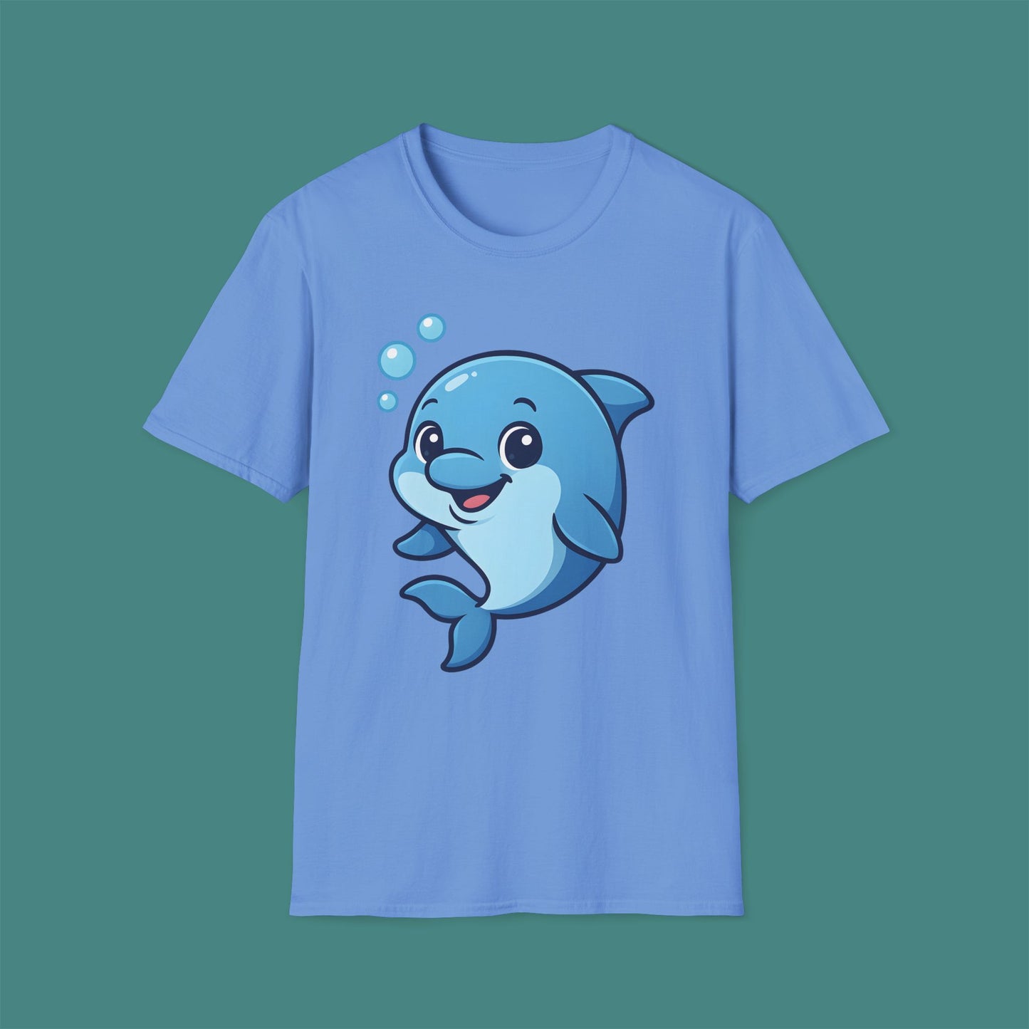 Cartoon Cute Dolphin Unisex T-Shirt