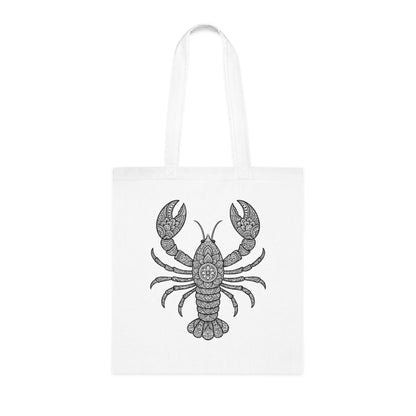 Intricate Mandala Lobster Tote Bag