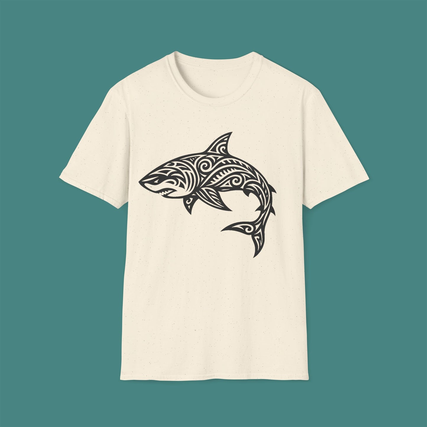 Tribal Tattoo Shark Unisex T-Shirt