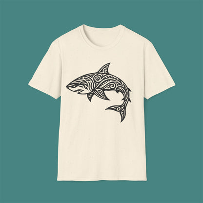 Tribal Tattoo Shark Unisex T-Shirt