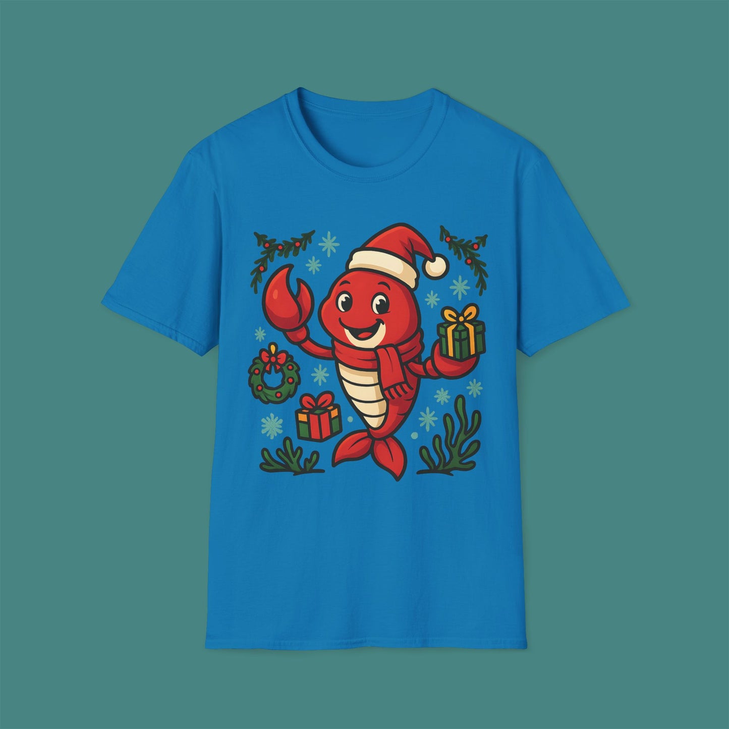 Christmas Lobster Unisex T-Shirt
