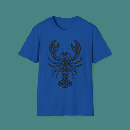 Tribal Tattoo Lobster Unisex T-Shirt