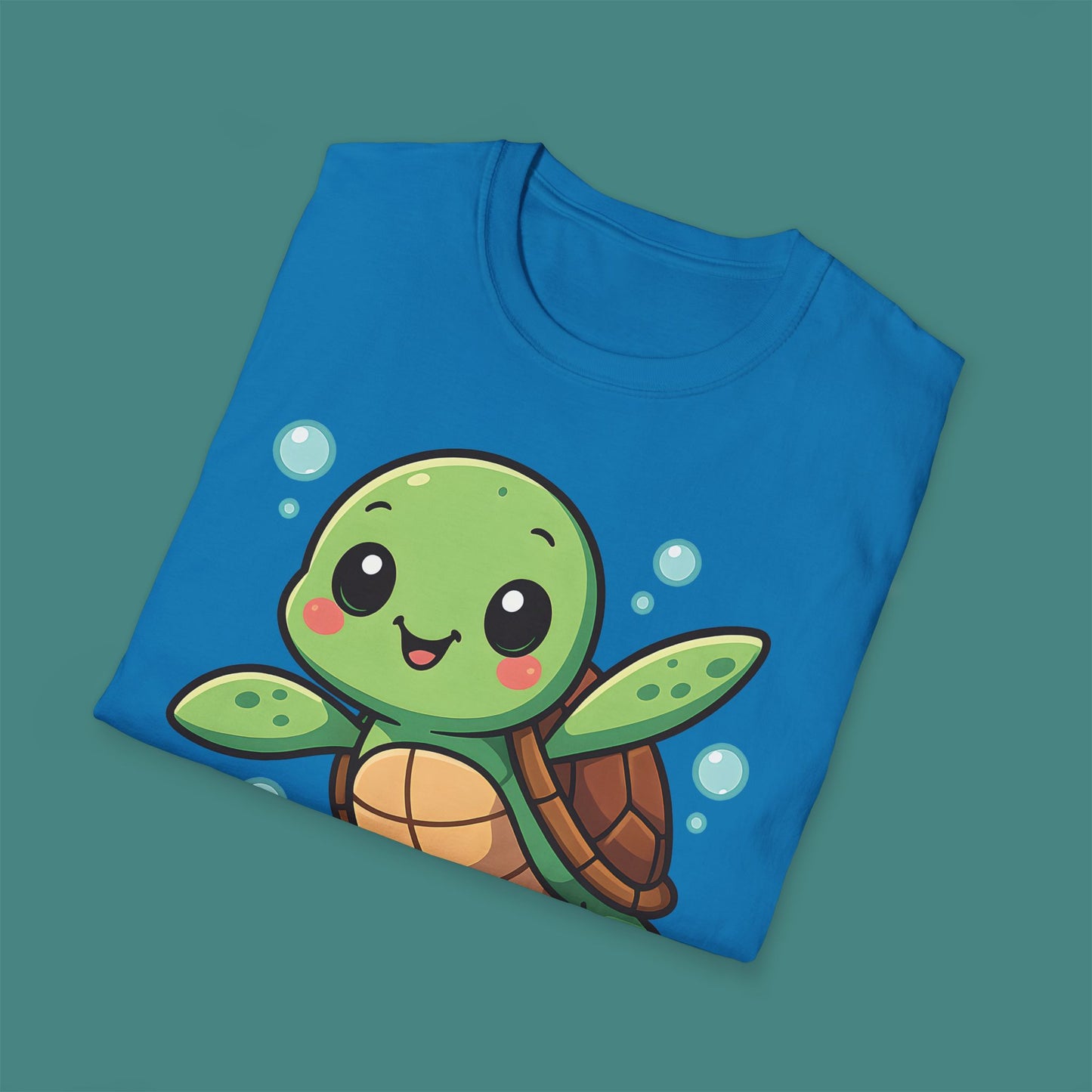 Cartoon Cute Turtle Unisex T-Shirt