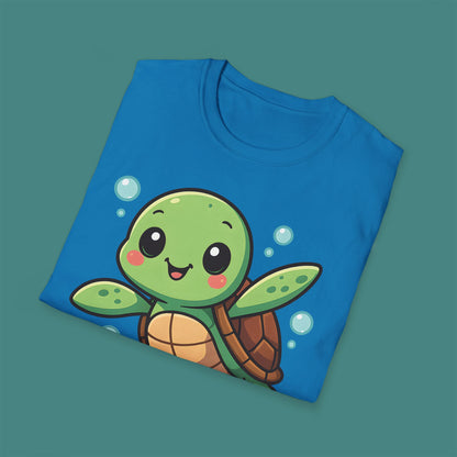 Cartoon Cute Turtle Unisex T-Shirt