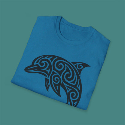 Tribal Tattoo Dolphin Unisex T-Shirt