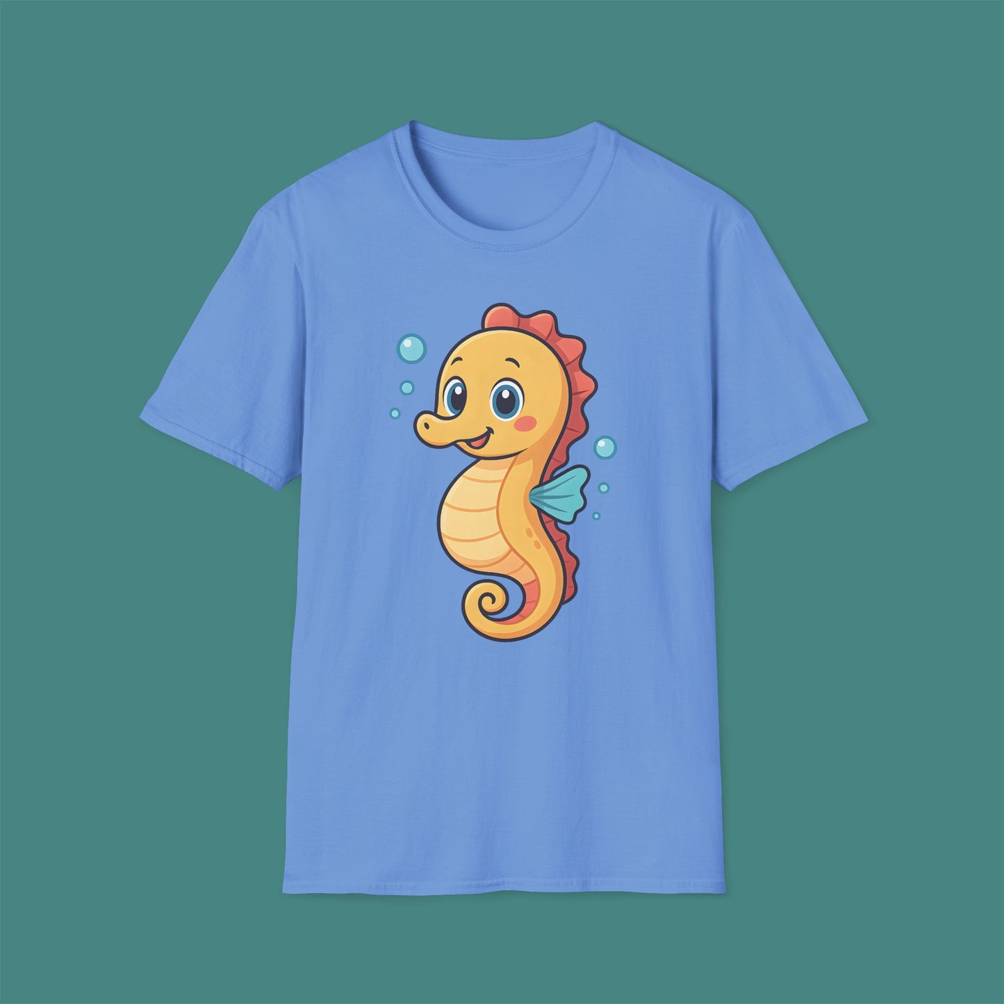 Cartoon Cute Seahorse Unisex T-Shirt