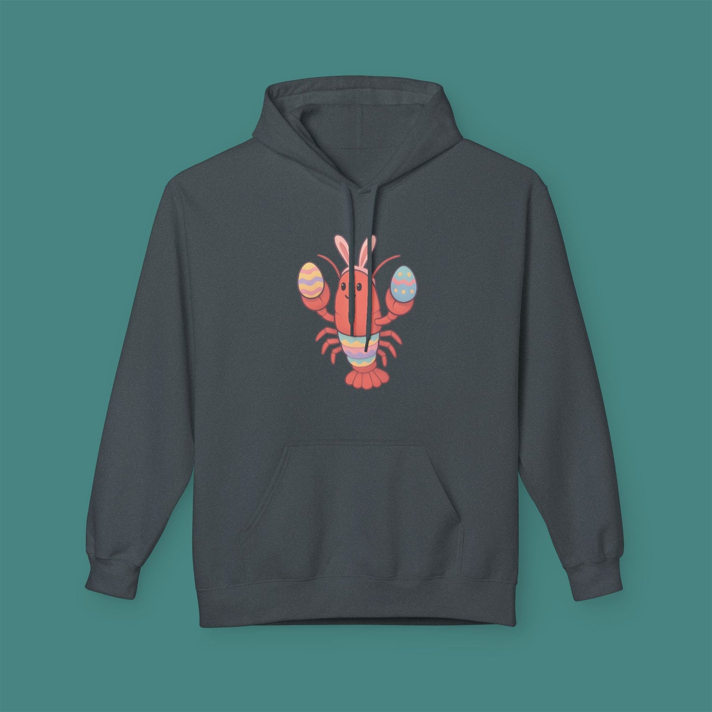 Easter Lobster Fleece Unisex Hoodie
