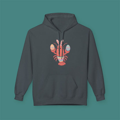 Easter Lobster Fleece Unisex Hoodie