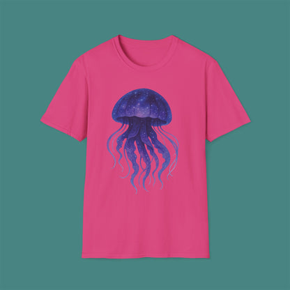 Cosmic Galaxy Jellyfish Unisex T-Shirt