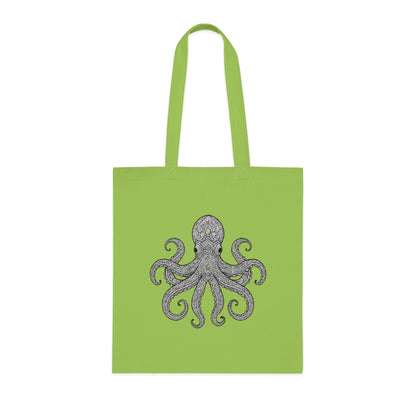 Intricate Mandala Octopus Tote Bag