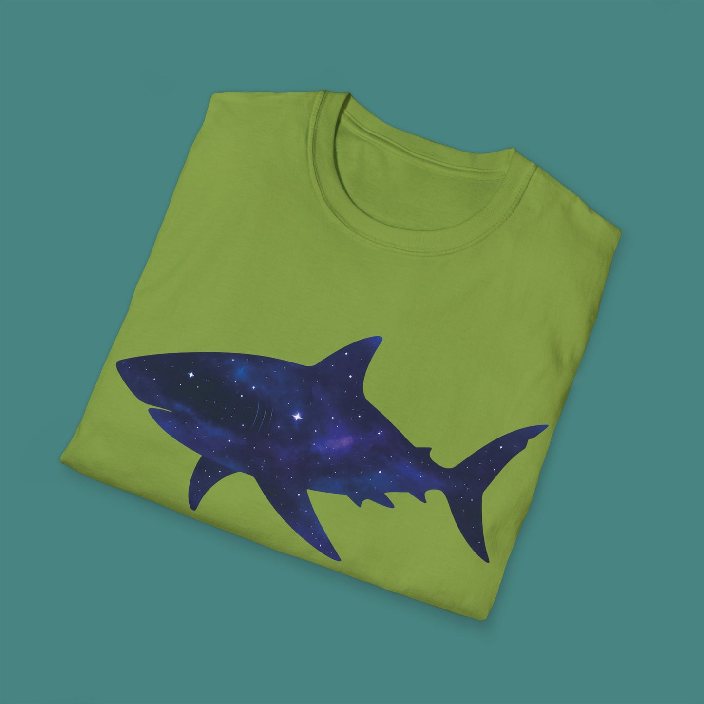 Cosmic Galaxy Shark Unisex T-Shirt