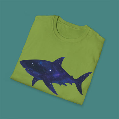 Cosmic Galaxy Shark Unisex T-Shirt