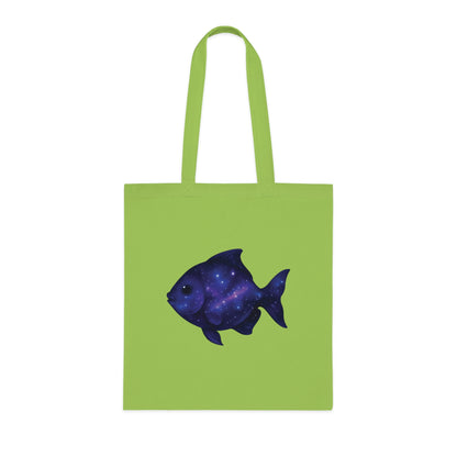 Cosmic Galaxy Fish Tote Bag