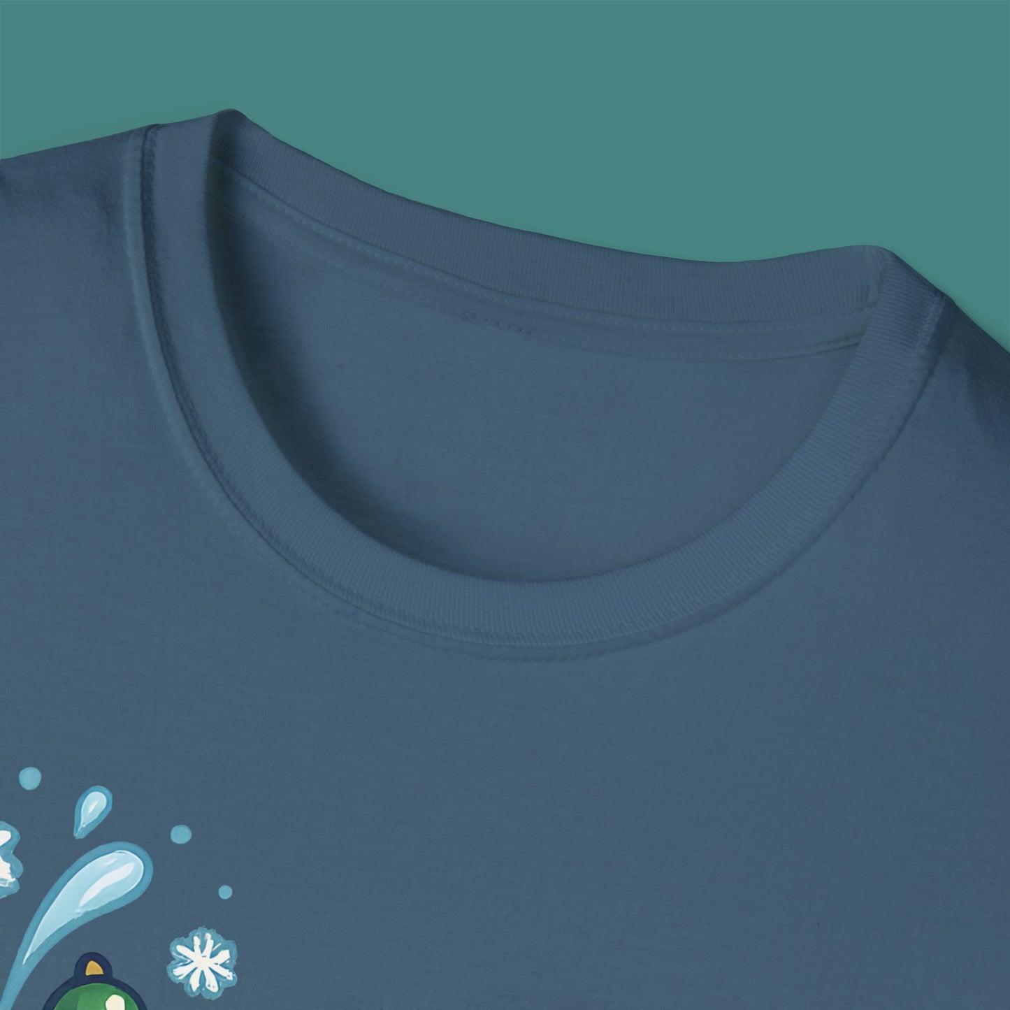 Christmas Whale Unisex T-Shirt