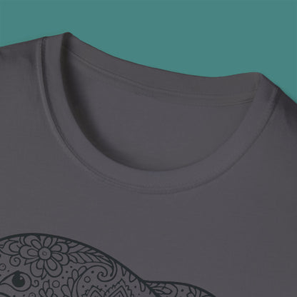 Intricate Mandala Dolphin Unisex T-Shirt