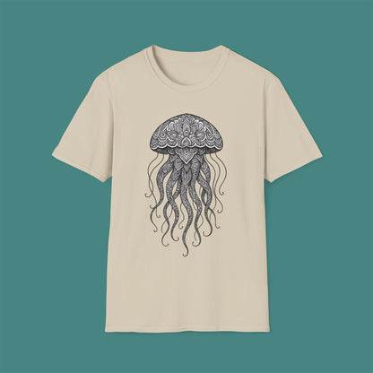 Intricate Mandala Jellyfish Unisex T-Shirt