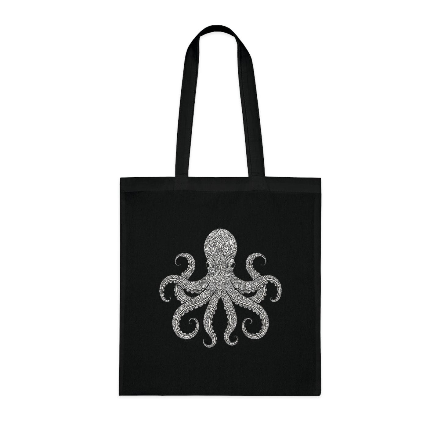 Intricate Mandala Octopus Tote Bag