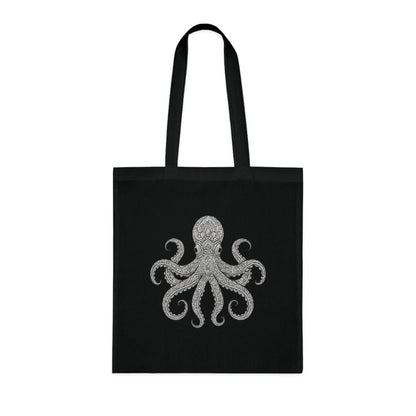 Intricate Mandala Octopus Tote Bag
